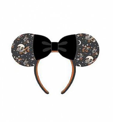 Loungefly Disney Mickey & Minnie Halloween Vamp Witch Headband Loungefly Disney Mickey & Minnie Halloween Vamp Witch Headband