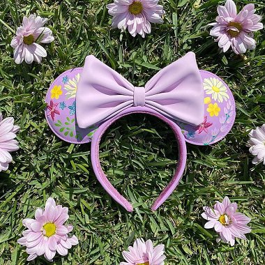 Loungefly Disney Minnie Embroidered Flowers Headband Loungefly Disney Minnie Embroidered Flowers Headband