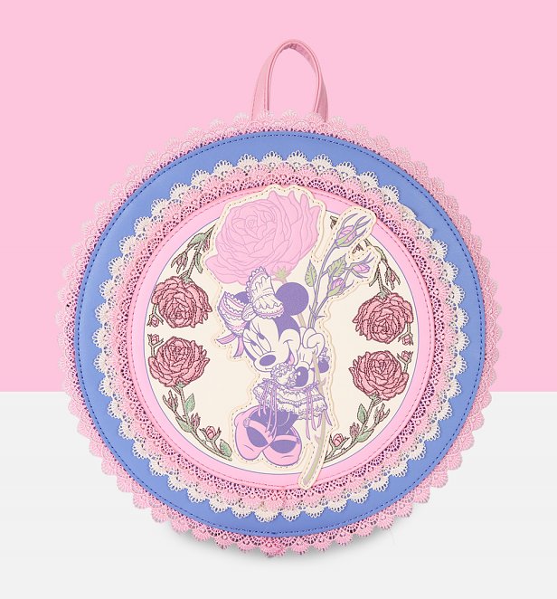 Loungefly Disney Minnie Floral And Lace Mini Backpack Loungefly Disney Minnie Floral And Lace Mini Backpack