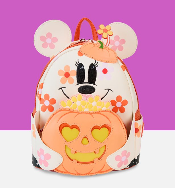 Loungefly pumpkin mickey backpack online