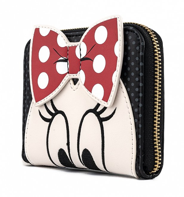 Loungefly Disney Minnie Mouse Bow Zip Around Wallet