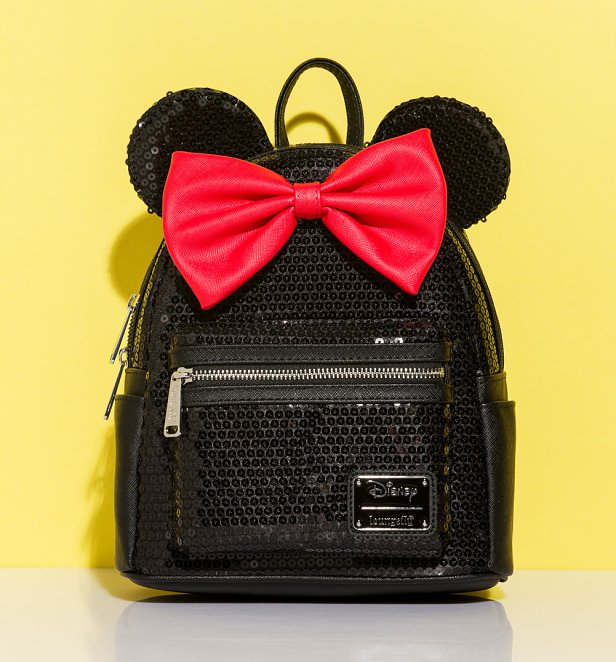 Loungefly Disney Minnie Mouse Classic Sequin Mini Backpack