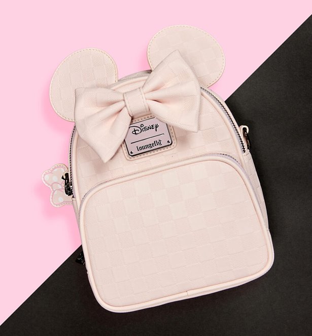 Loungefly Disney Minnie Mouse Ears Convertible Crossbody Bag