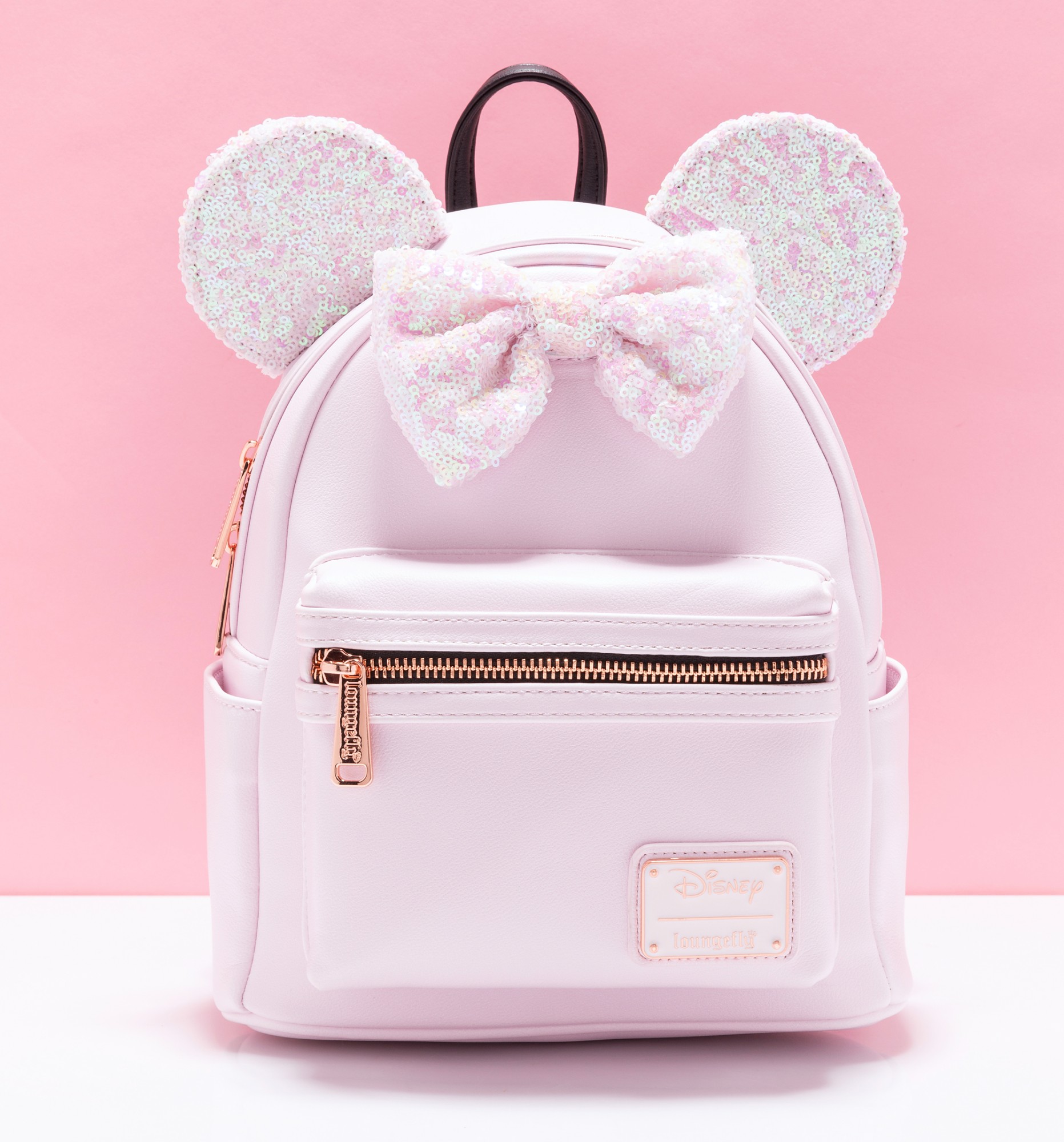 Loungefly Disney Minnie Mouse Holographic Sequin Mini Backpack