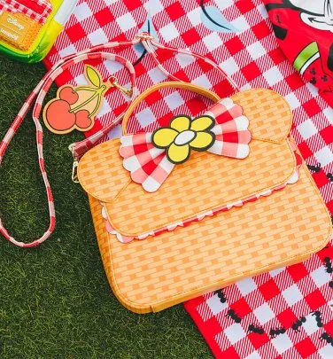 Loungefly Disney Minnie Mouse Picnic Basket Crossbody Bag