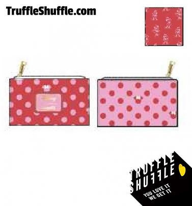 Loungefly Disney Minnie Mouse Pink Polka Dot Wallet Loungefly Disney Minnie Mouse Pink Polka Dot Wallet