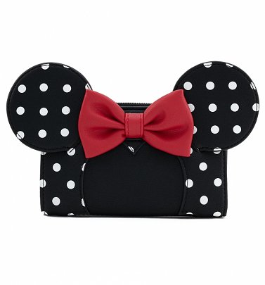 Loungefly Disney Minnie Mouse Polka Dot Bow Wallet Loungefly Disney Minnie Mouse Polka Dot Bow Wallet