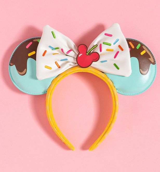 Loungefly Disney Minnie Mouse Sweet Treat Ears Loungefly Disney Minnie Mouse Sweet Treat Ears