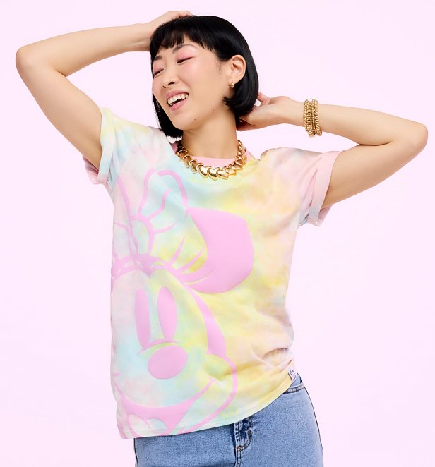 Loungefly Disney Minnie Mouse Tie Dye Unisex T-Shirt Loungefly Disney Minnie Mouse Tie Dye Unisex T-Shirt
