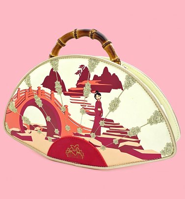 Loungefly Disney Mulan Bamboo Fan Handbag Loungefly Disney Mulan Bamboo Fan Handbag