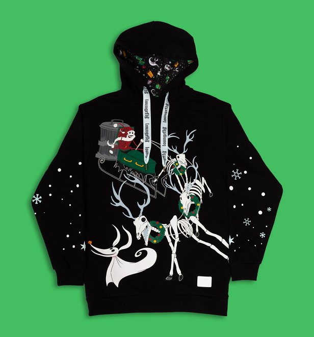 Nightmare before christmas hooded sweatshirt hotsell