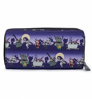 Loungefly Disney Nightmare Before Christmas Halloween Zip Around Wallet Loungefly Disney Nightmare Before Christmas Halloween Zip Around Wallet