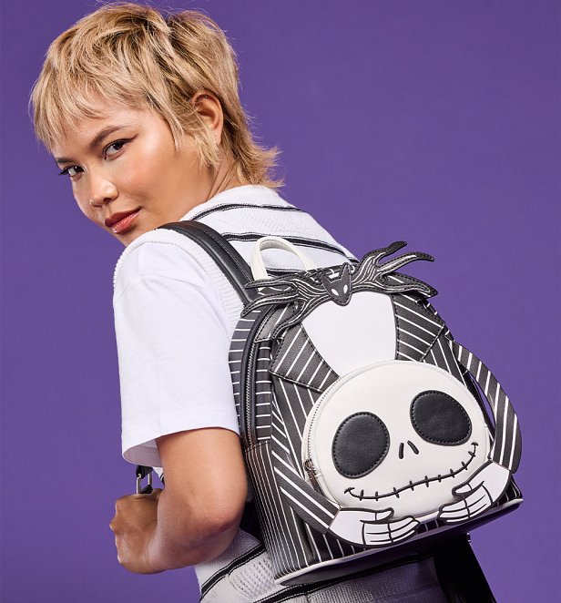 Loungefly Disney Nightmare Before Christmas Headless Jack Skellington Mini Backpack