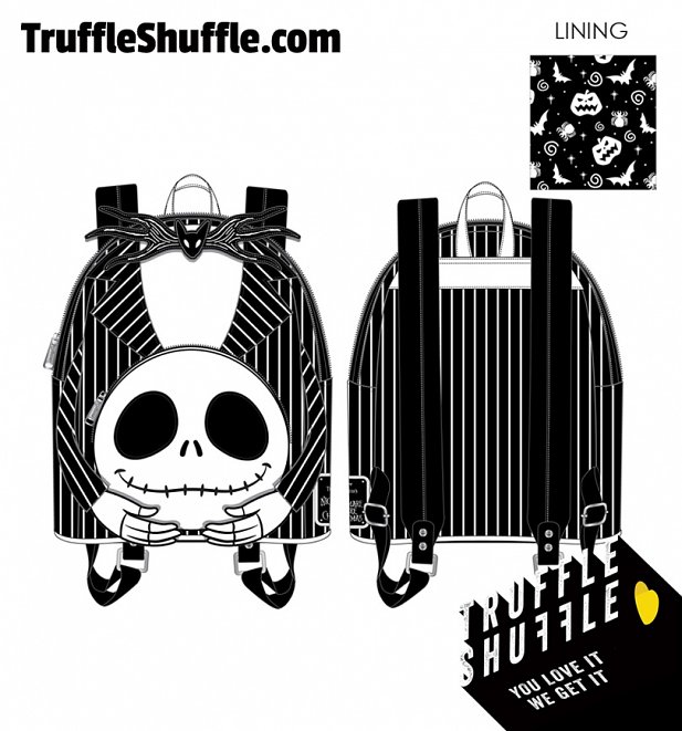 Loungefly Disney Nightmare Before Christmas Headless Jack Skellington Mini Backpack Loungefly Disney Nightmare Before Christmas Headless Jack Skellington Mini Backpack