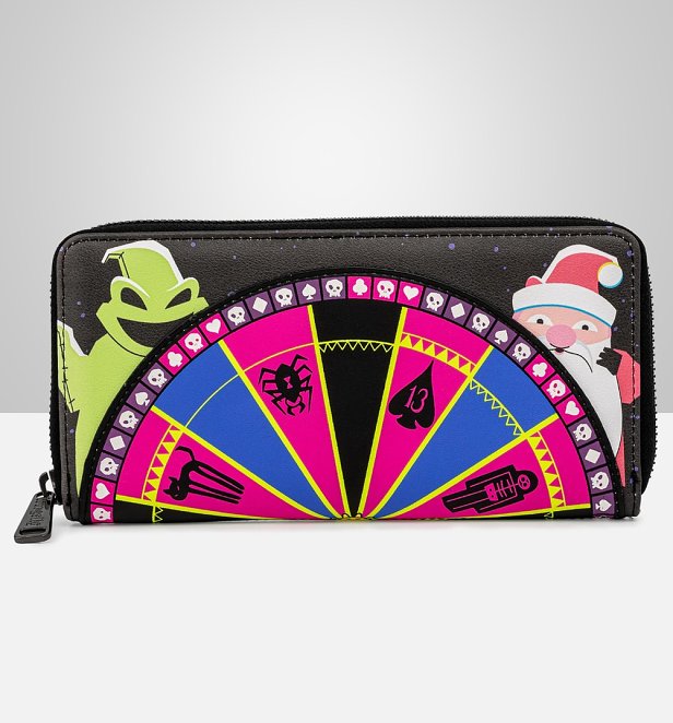 Loungefly Disney Nightmare Before Christmas Oogie Boogie Wheel Zip Around Wallet