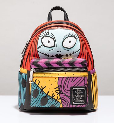 Loungefly Disney Nightmare Before Christmas Sally Big Face Mini Backpack Loungefly Disney Nightmare Before Christmas Sally Big Face Mini Backpack