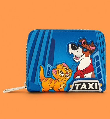 Loungefly Disney Oliver and Company Taxi Ride Zip Around Wallet Loungefly Disney Oliver and Company Taxi Ride Zip Around Wallet