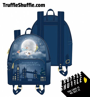 Loungefly Disney Peter Pan Second Star Glow Mini Backpack Loungefly Disney Peter Pan Second Star Glow Mini Backpack