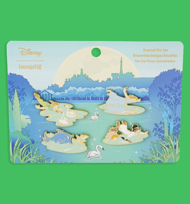 Loungefly Disney Peter Pan You Can Fly 4 Piece Pin Set