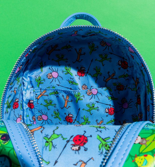 Loungefly Disney Pixar A Bug's Life All Over Print Mini Backpack
