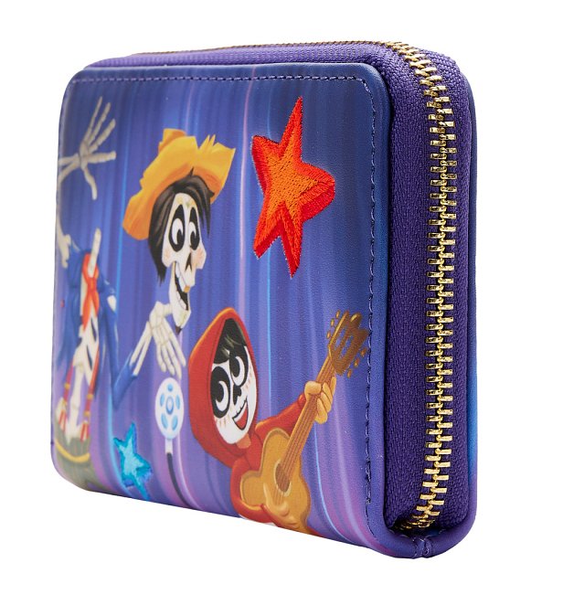 Loungefly Disney Pixar Coco Moments Miguel And Hector Performance Zip Around Wallet 