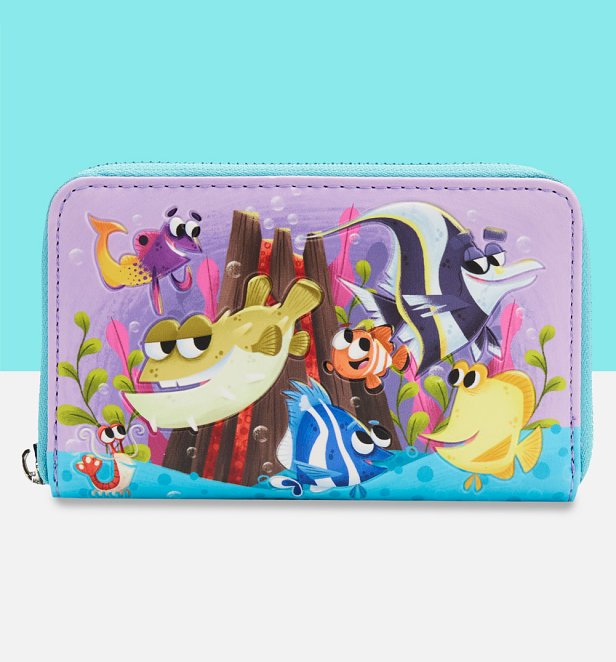 Loungefly Disney Pixar Moments Finding Nemo Tank Zip Around Wallet Loungefly Disney Pixar Moments Finding Nemo Tank Zip Around Wallet