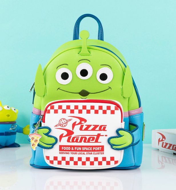 Loungefly Disney Pixar Toy Story Alien Pizza Box Mini Backpack