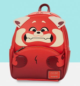Loungefly Disney Pixar Turning Red Panda Cosplay Mini Backpack Loungefly Disney Pixar Turning Red Panda Cosplay Mini Backpack