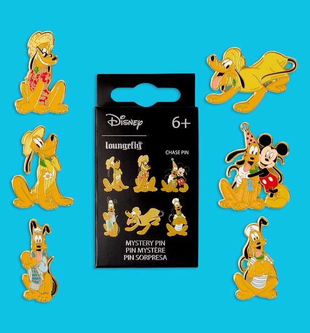 Loungefly Disney Pluto 95th Anniversary Blind Box Pins Loungefly Disney Pluto 95th Anniversary Blind Box Pins