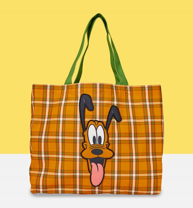 Loungefly Disney Pluto 95th Anniversary Canvas Tote Bag Loungefly Disney Pluto 95th Anniversary Canvas Tote Bag