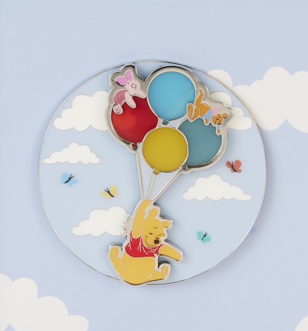 Loungefly Disney Pooh And Friends On Balloons 3" Collector Box Pin