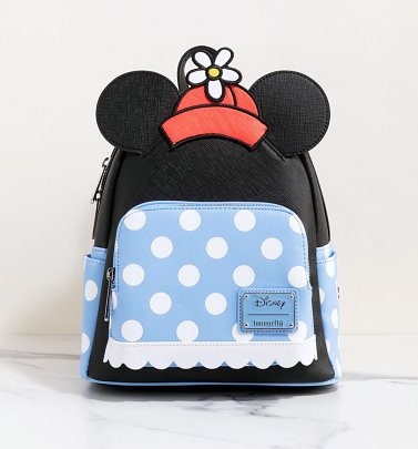 Loungefly Disney Positively Minnie Polka Dot Mini Backpack Loungefly Disney Positively Minnie Polka Dot Mini Backpack
