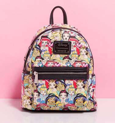 Loungefly Disney Princess All Over Print Mini Backpack Loungefly Disney Princess All Over Print Mini Backpack