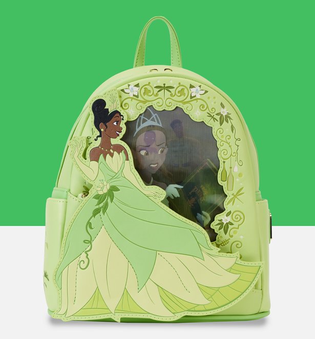 Loungefly Disney Princess And The Frog Tiana Lenticular Mini Backpack