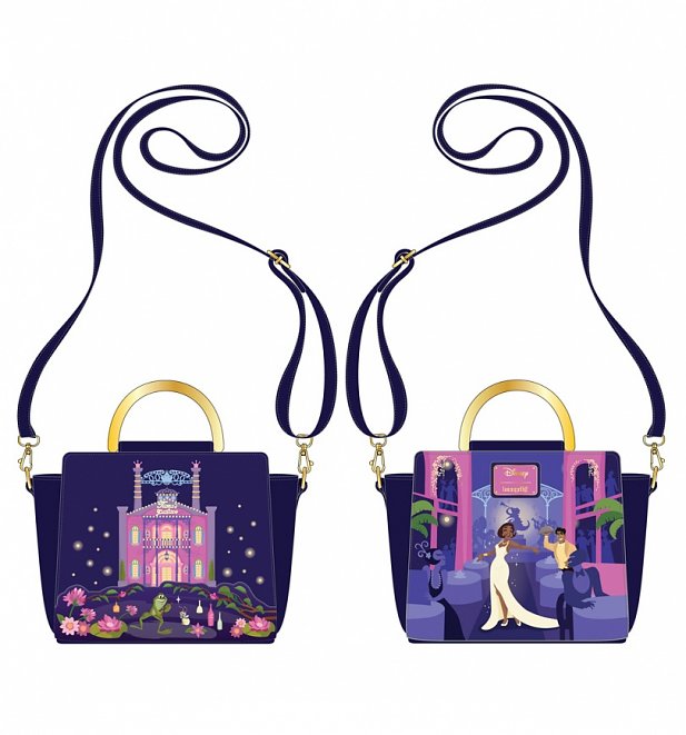 Loungefly Disney Princess And The Frog Tiana's Palace Crossbody Bag Loungefly Disney Princess And The Frog Tiana's Palace Crossbody Bag