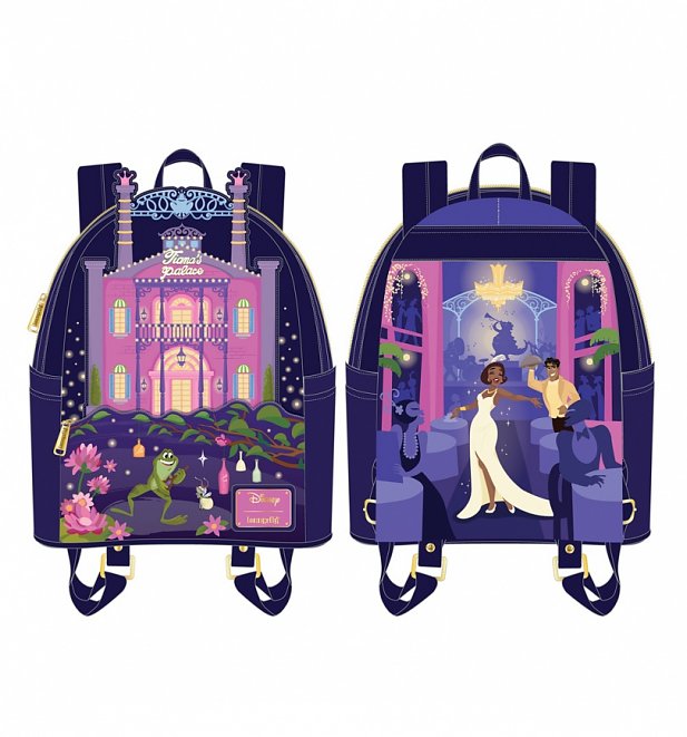 Loungefly Disney Princess And The Frog Tiana's Palace Mini Backpack Loungefly Disney Princess And The Frog Tiana's Palace Mini Backpack