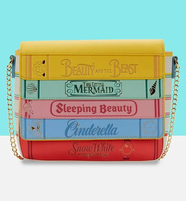 Loungefly Disney Princess Books Classics Crossbody Bag