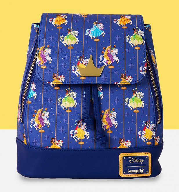 Loungefly Disney Princess Carousel Mini Backpack Loungefly Disney Princess Carousel Mini Backpack