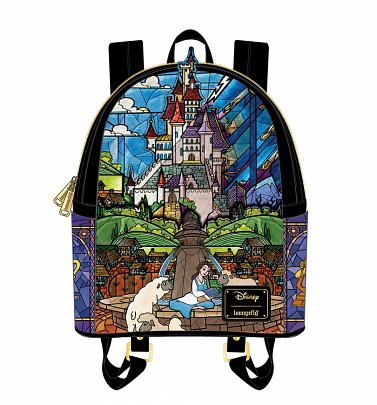Loungefly Disney Princess Castle Series Belle Mini Backpack Loungefly Disney Princess Castle Series Belle Mini Backpack
