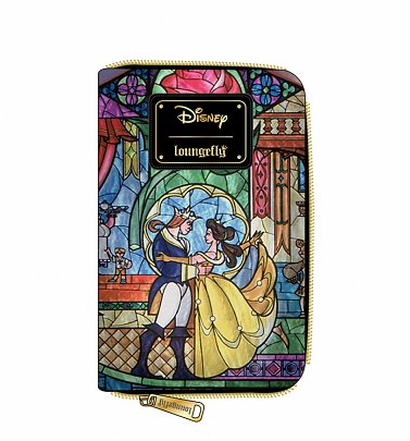 Loungefly Disney Princess Castle Series Belle Zip Around Wallet Loungefly Disney Princess Castle Series Belle Zip Around Wallet