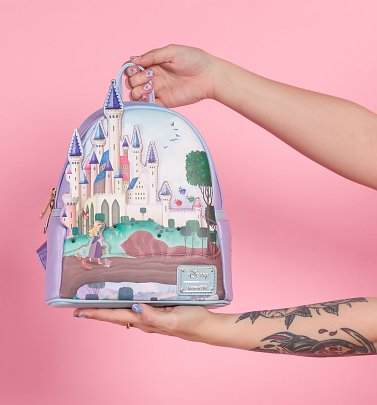 Loungefly Disney Princess Castle Series Sleeping Beauty Mini Backpack
