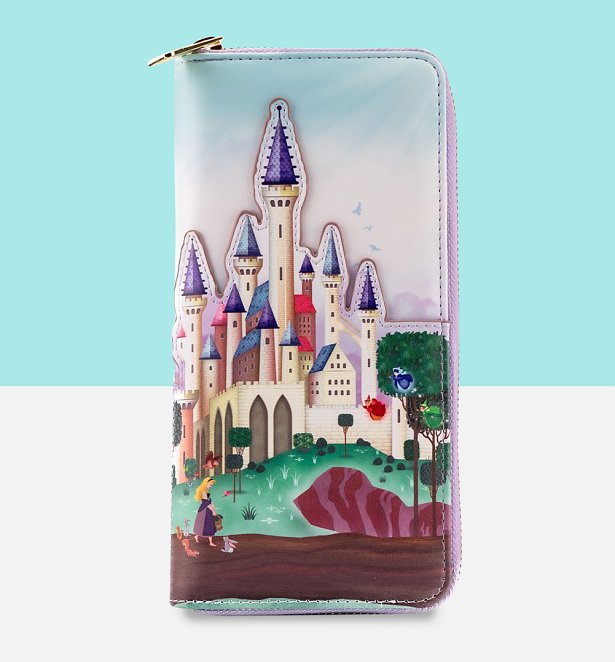 Loungefly Disney Princess Castle Series Sleeping Beauty Zip Around Wallet Loungefly Disney Princess Castle Series Sleeping Beauty Zip Around Wallet