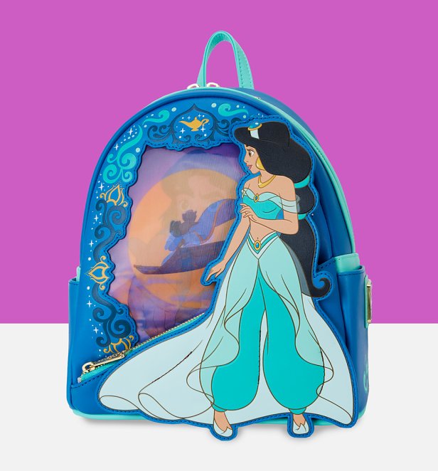 Loungefly Disney Princess Jasmine Lenticular Mini Backpack