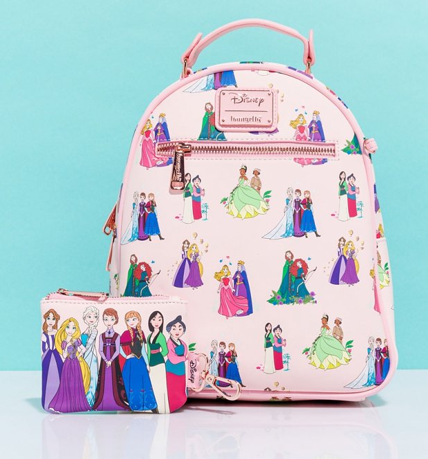 Loungefly Disney Princess Mothers & Daughters Mini Backpack With Coin Purse