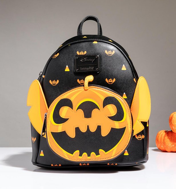 Loungefly Disney Pumpkin Stitch Mini Backpack from Loungefly
