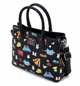 Loungefly Disney Sensational Six Outfits Crossbody Bag Loungefly Disney Sensational Six Outfits Crossbody Bag