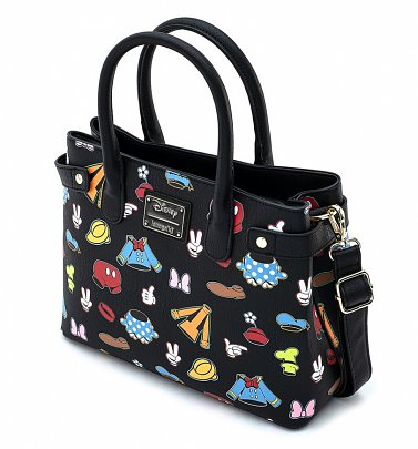 Loungefly Disney Sensational Six Outfits Crossbody Bag Loungefly Disney Sensational Six Outfits Crossbody Bag