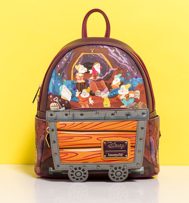 Loungefly Disney Seven Dwarfs Mine Cart Mini Backpack