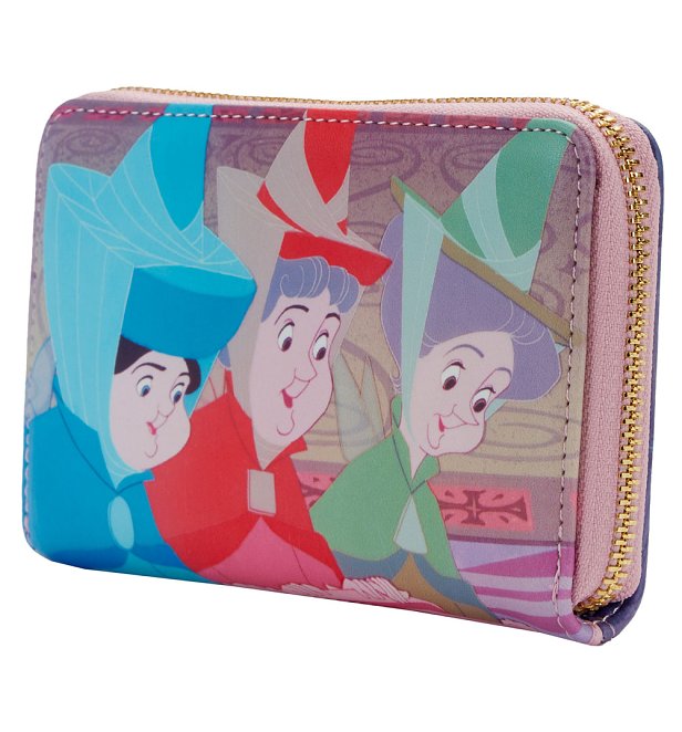 Loungefly Disney Sleeping Beauty Princess Scene Zip Around Wallet