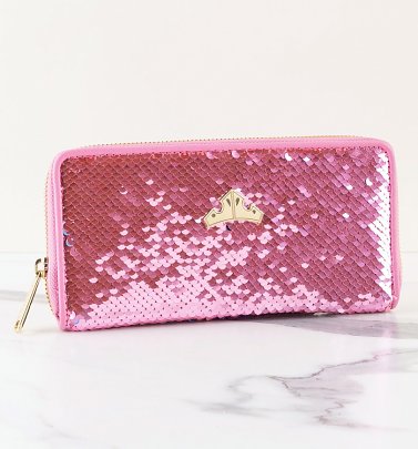Loungefly Disney Sleeping Beauty Reversible Sequin Wallet Loungefly Disney Sleeping Beauty Reversible Sequin Wallet